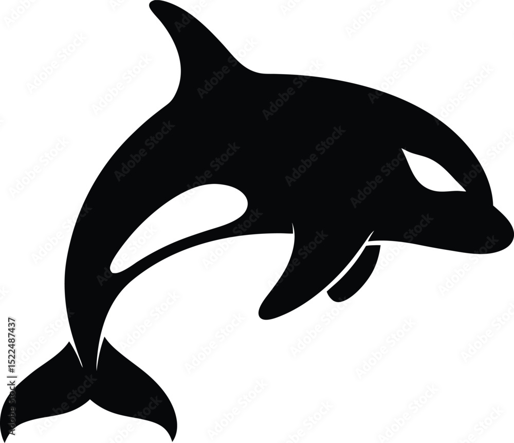 Naklejka premium dolphin vector illustration
