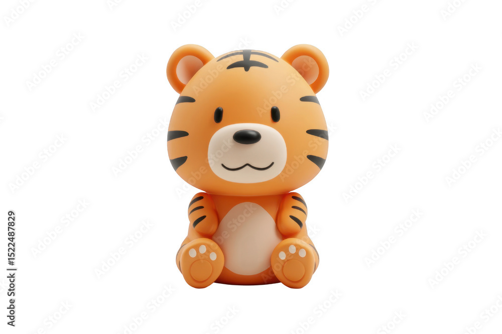 Sitting Tiger Cub Sitting Tiger Cub