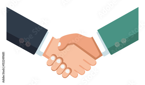 As a material for Friendship Day, two good friends' hands are shaking hands