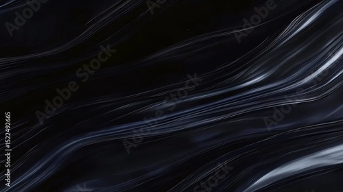Abstract dark blue and black swirling lines background