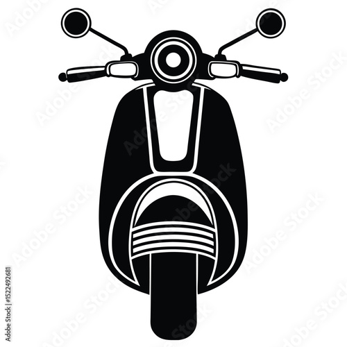 vintage scooter icon