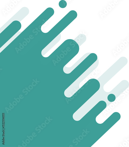 Abstract melt shape background