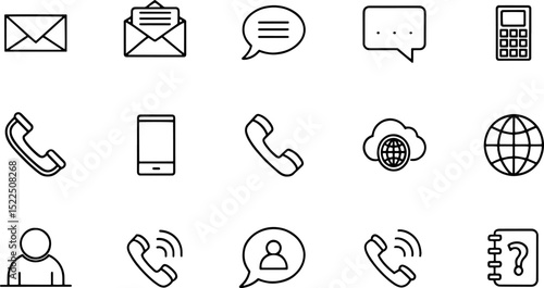 contact us icon set  web icon set  website set ico.eps