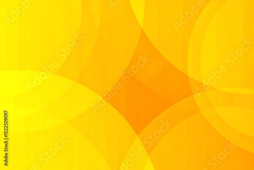 Vibrant Yellow and Orange Overlapping Circles Abstract Background with a Modern and Geometric Design for Creative Projects and Presentations Sunny and Cheerful