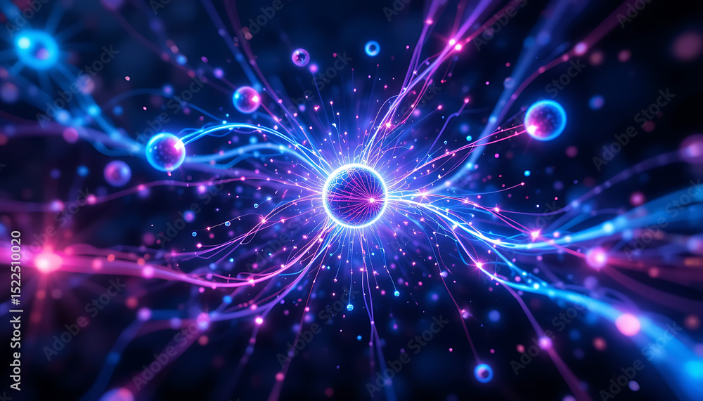 Obraz premium Quantum Entanglement