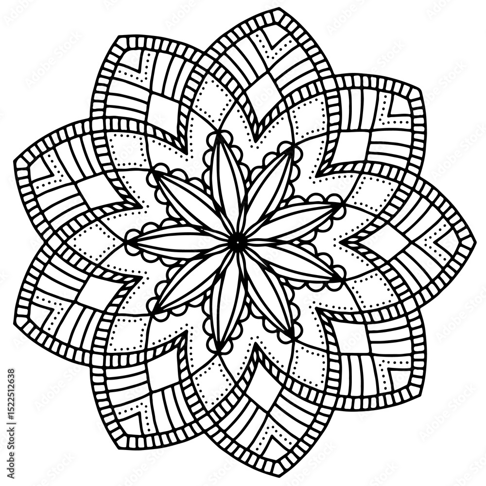 Obraz premium abstract floral ornament