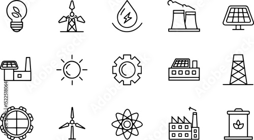 energy and industry linear icons collection (1).eps