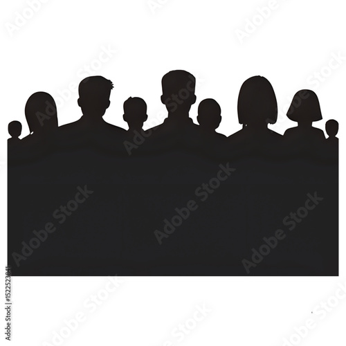 silhouette of audience