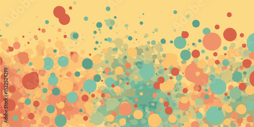 summer dot splash vector art