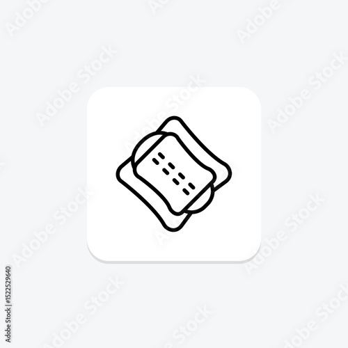 Makeup Cloth, vector, pixel perfect, illustrator file