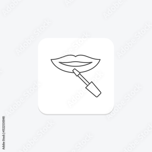 Lip Stain, vector, pixel perfect, illustrator file