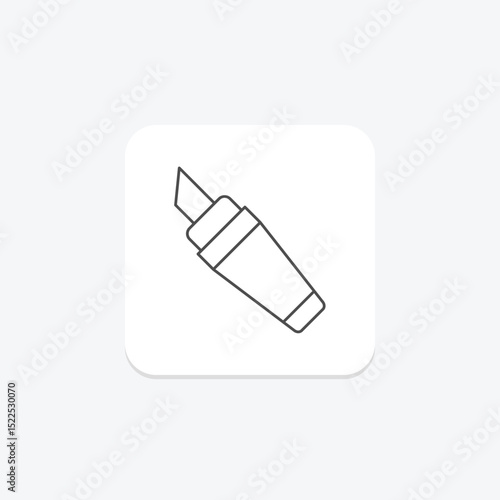 Highlighter, vector, pixel perfect, illustrator file