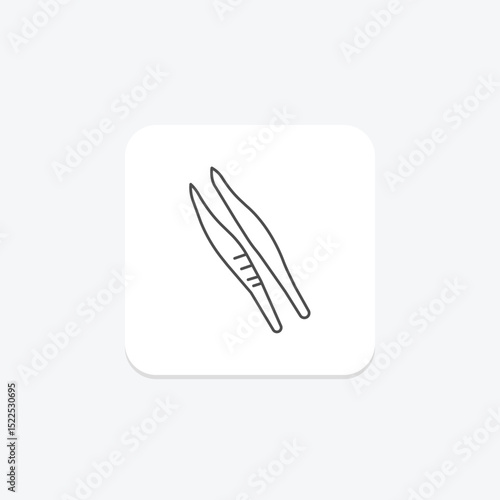 Tweezer, vector, pixel perfect, illustrator file