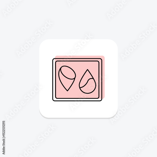 Makeup Sponge, vector, pixel perfect, illustrator file