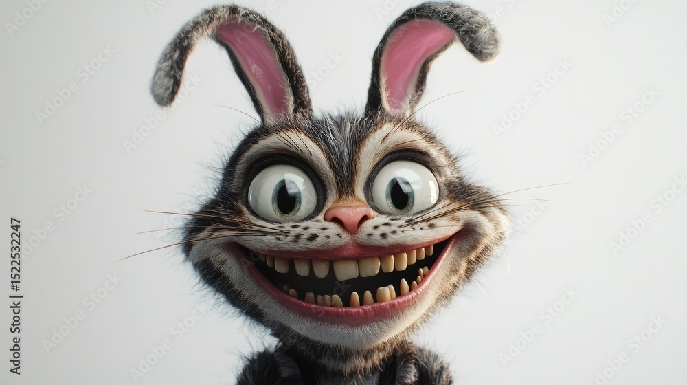funny face of a rabbit funny face of a rabbit