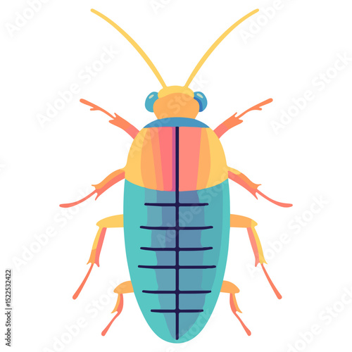 cockroach, insect, animal, vector, transparent background, creature, isolated, roach, nature