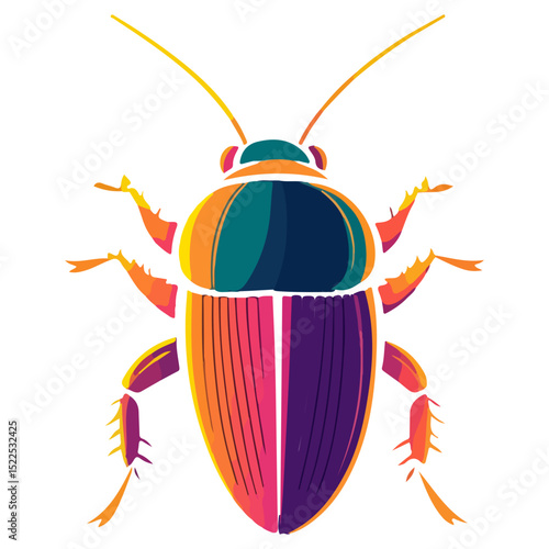 cockroach, insect, animal, vector, transparent background, creature, isolated, roach, nature