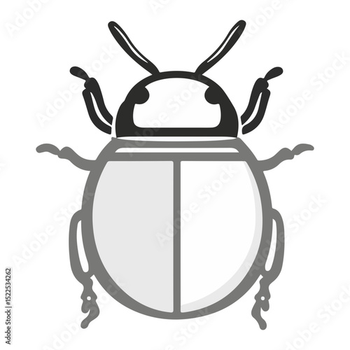 dung beetle, insect, animal, vector, transparent background, creature, isolated, nature, small, icon