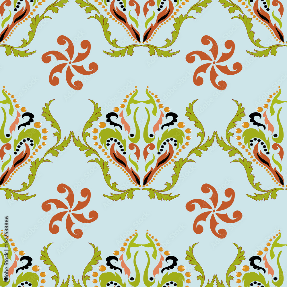 Obraz premium seamless floral pattern