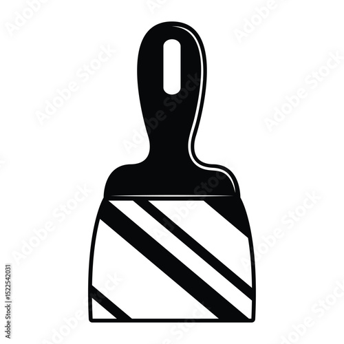 Paint Stripper & Varnish Remover retro silhouette icon vector illustration design on white background