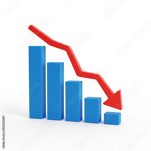 Free Download Data Analytics Visualization of Negative Trend - GFXLoad