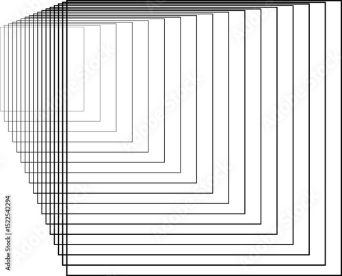 Square blending line halftone. Technology design elements