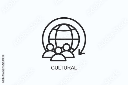 Cultural Icon Or Logo Isolated Vector Illustration