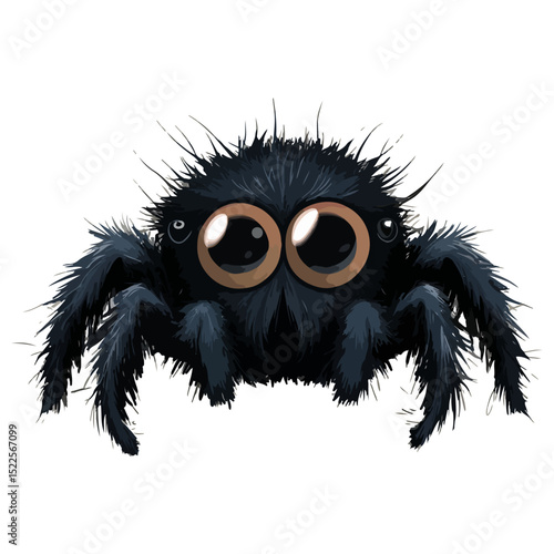 hairy spider, insect, animal, vector, transparent background, creature, tarantula, nature, icon, hairy, arachnid, spider, predator, creepy