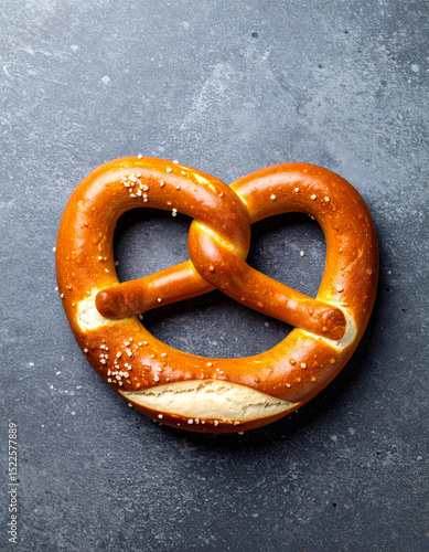 Obraz na płótnie Pretzel on a dark background