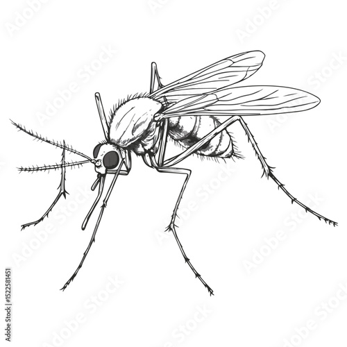 mosquito, insect, animal, vector, transparent background, creature, culicidae, nature, isolated, natural, wings, small, wildlife, malaria, pest