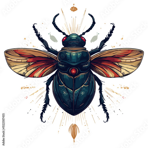 scarab, insect, animal, vector, transparent background, creature, scarabaeidae, nature, isolated, invertebrate, wildlife, coleoptera, arthropod, fauna, chafer