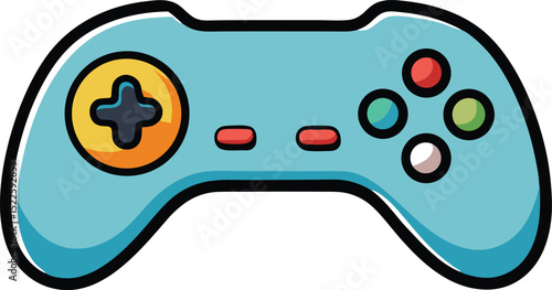 game controller icon clipart vector on transparent background
