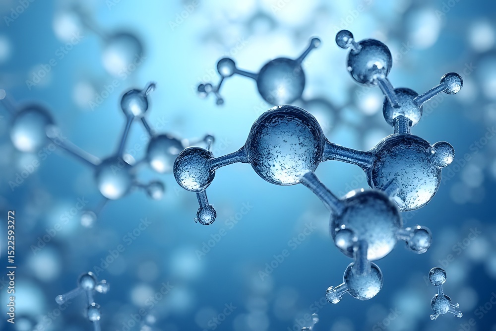 abstract background with molecule abstract background with molecule