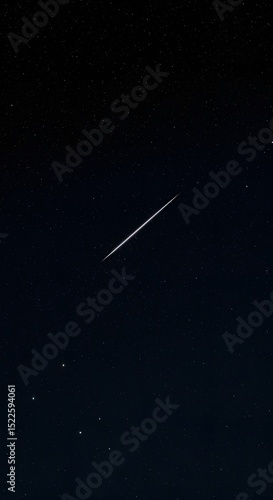 meteor shower in the sky