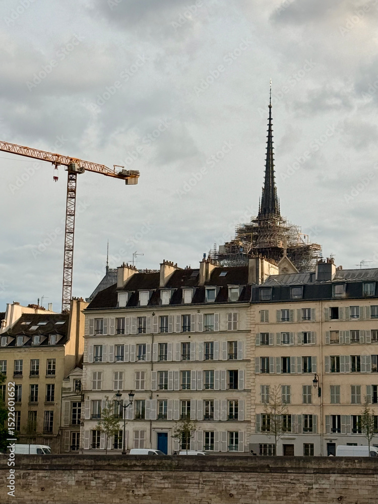 Fototapeta premium les façades parisiens