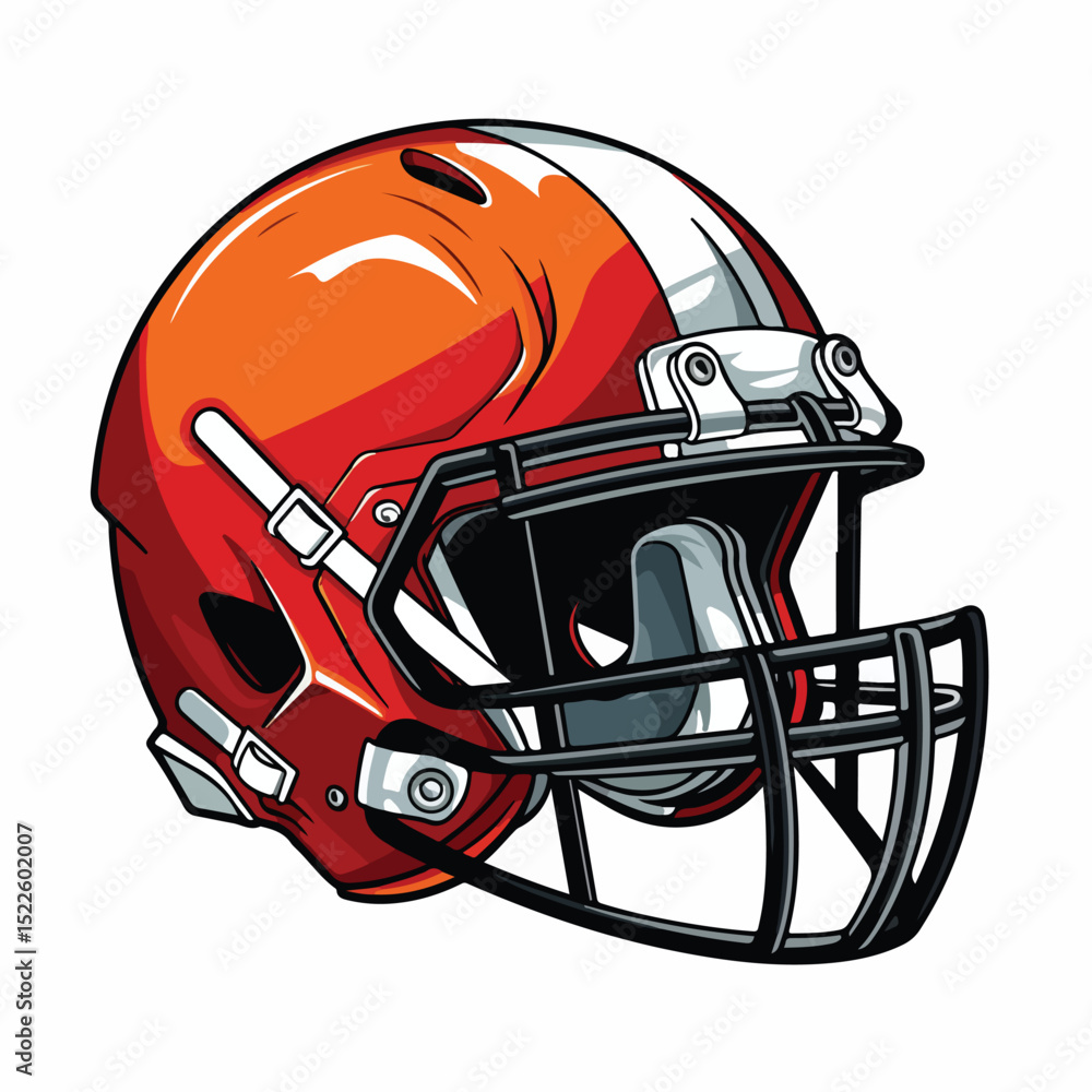 Fototapeta premium Professional American Football Icon Vector Illustration for Sports Websites