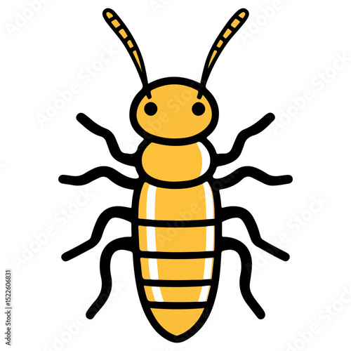 termite, insect, animal, vector, transparent background, creature, isoptera, isolated, pest, nature, wildlife, ant