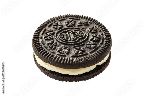 Oreo cookie isolated on a transparent background