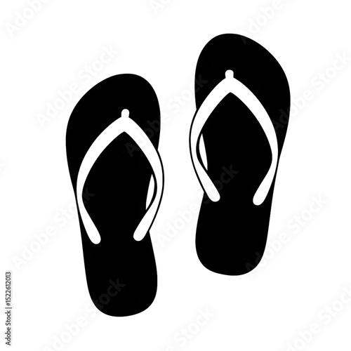 flip flops isolated on white background
