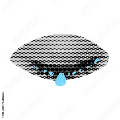 Collage Crying Eye⁠
