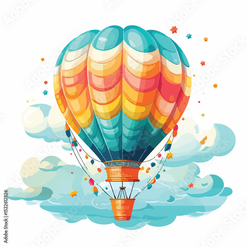 Colorful Balloon Vector Illustration for Festive Events and Celebrations