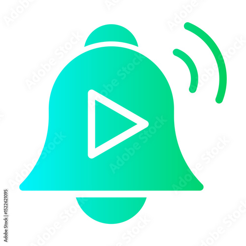 streaming notification Gradient icon