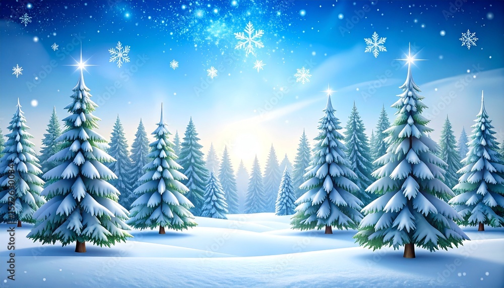 Obraz premium create white Christmas background image with snow 