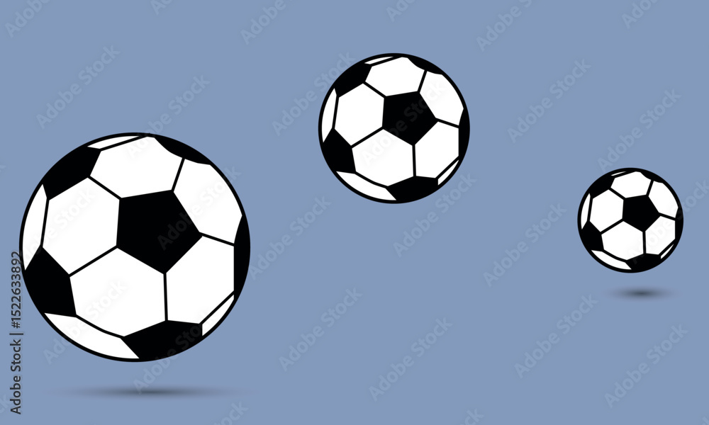Obraz premium soccer ball vector illustration