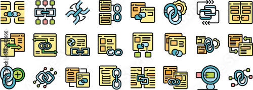 Linking related websites and building backlinks improves search engine optimization - seo - and drives traffic to web pages