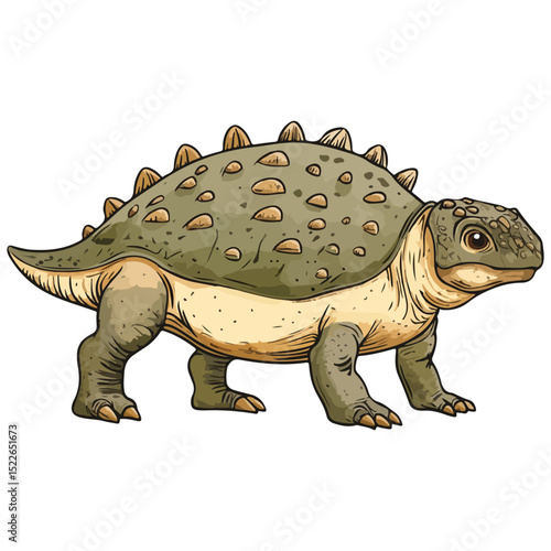 ankylosaur, ancient animal, vector, transparent background, creature, ankylosaurus, animal, dinosaur, isolated, dino, nature, wildlife, wild, prehistoric, jurassic, big, ancient