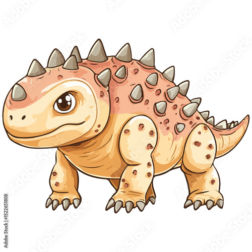 ankylosaur, ancient animal, vector, transparent background, creature, ankylosaurus, animal, dinosaur, isolated, dino, nature, wildlife, wild, prehistoric, jurassic, big, ancient