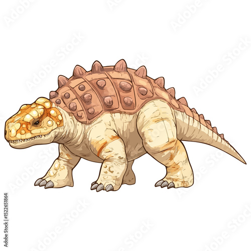ankylosaur, ancient animal, vector, transparent background, creature, ankylosaurus, animal, dinosaur, isolated, dino, nature, wildlife, wild, prehistoric, jurassic, big, ancient