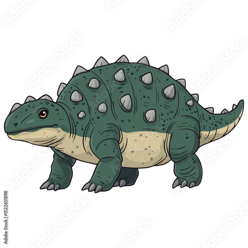 ankylosaur, ancient animal, vector, transparent background, creature, ankylosaurus, animal, dinosaur, isolated, dino, nature, wildlife, wild, prehistoric, jurassic, big, ancient