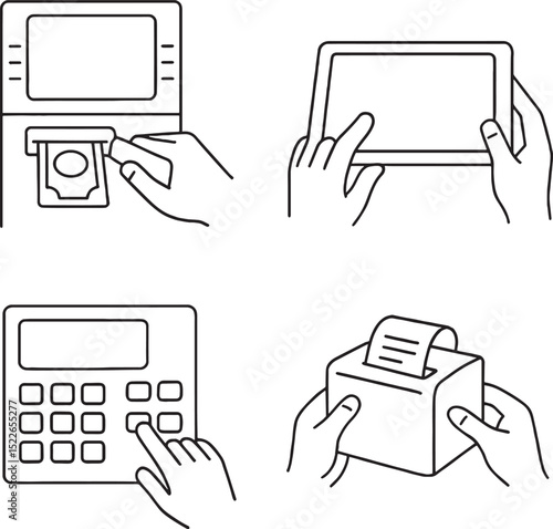 Set of ATM machine Maintenance